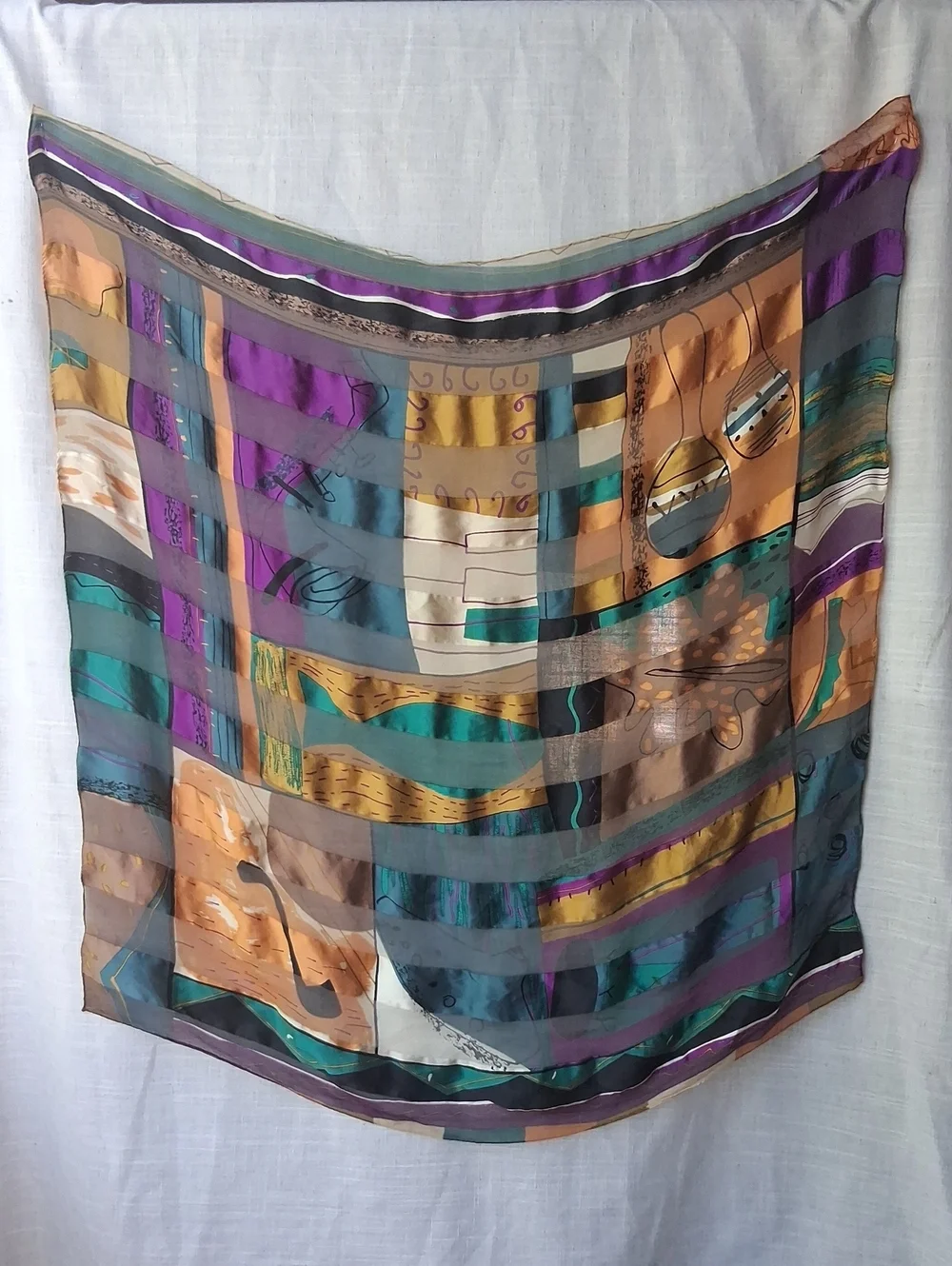 Vintage Square Scarf